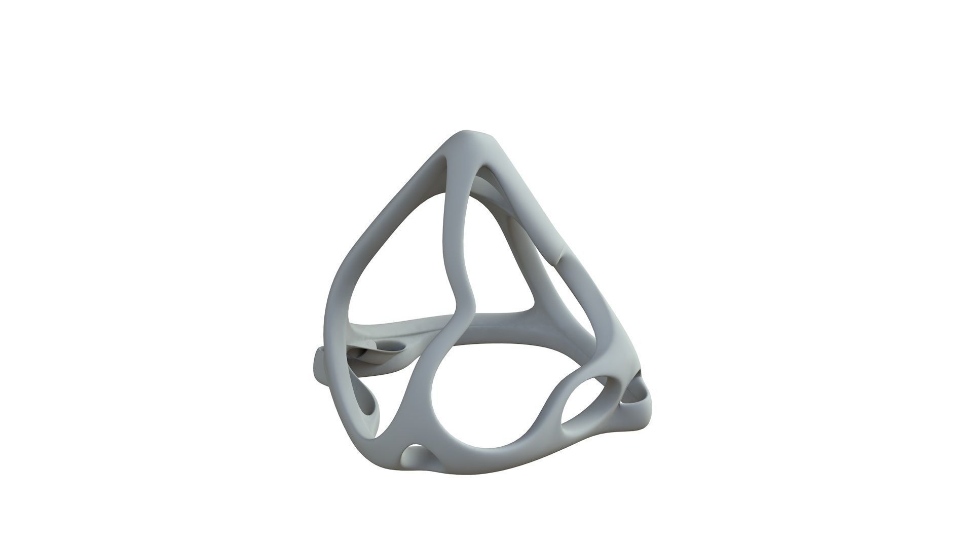 SciFi Cube Object No 64753 Low Poly Shape Low-poly 3D model_7