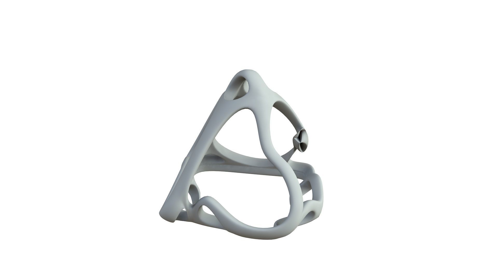 SciFi Cube Object No 64499 Low Poly Shape Low-poly 3D model_5