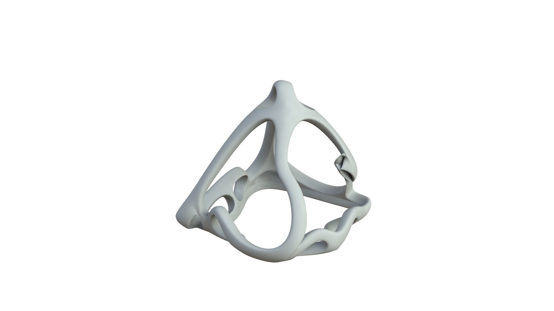 SciFi Cube Object No 64499 Low Poly Shape Low-poly 3D model_4