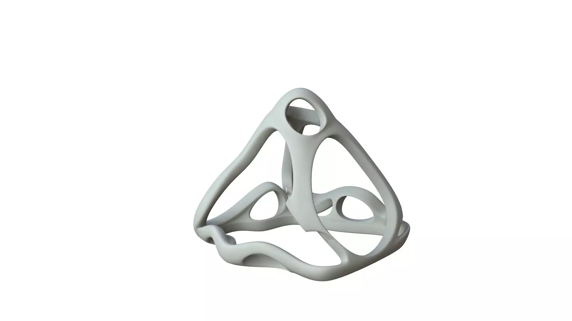 SciFi Cube Object No 64499 Low Poly Shape Low-poly 3D model_0