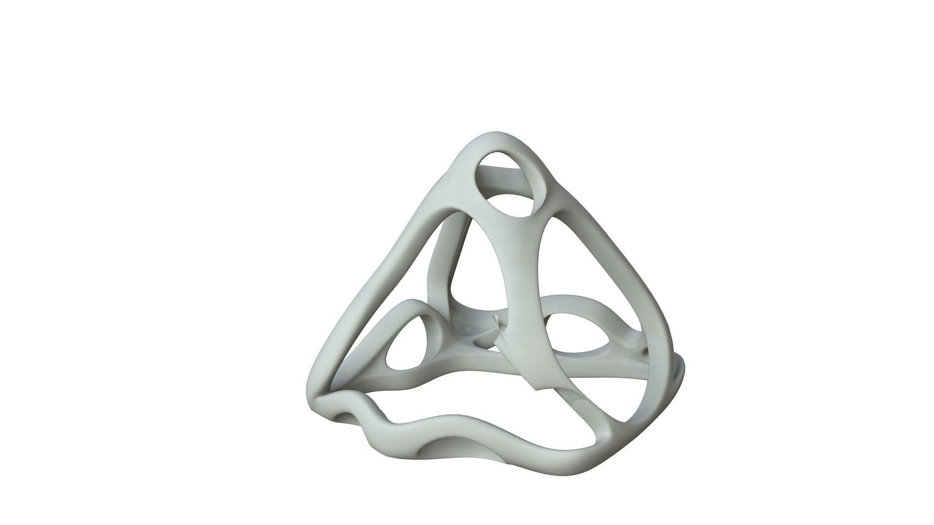 SciFi Cube Object No 64499 Low Poly Shape Low-poly 3D model_1