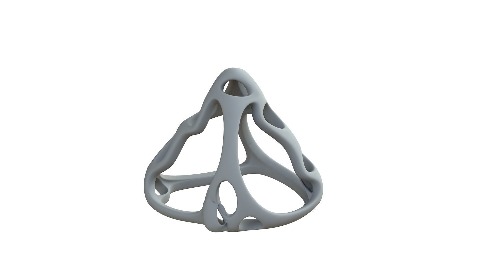 SciFi Cube Object No 64485 Low Poly Shape Low-poly 3D model_8