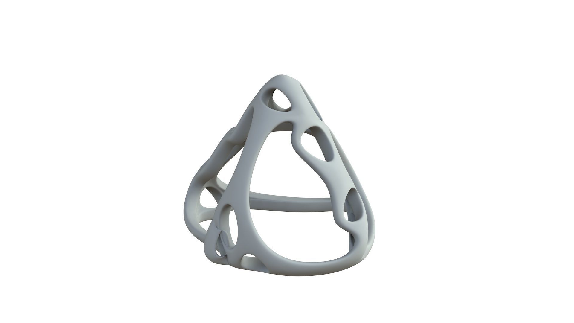 SciFi Cube Object No 64485 Low Poly Shape Low-poly 3D model_6