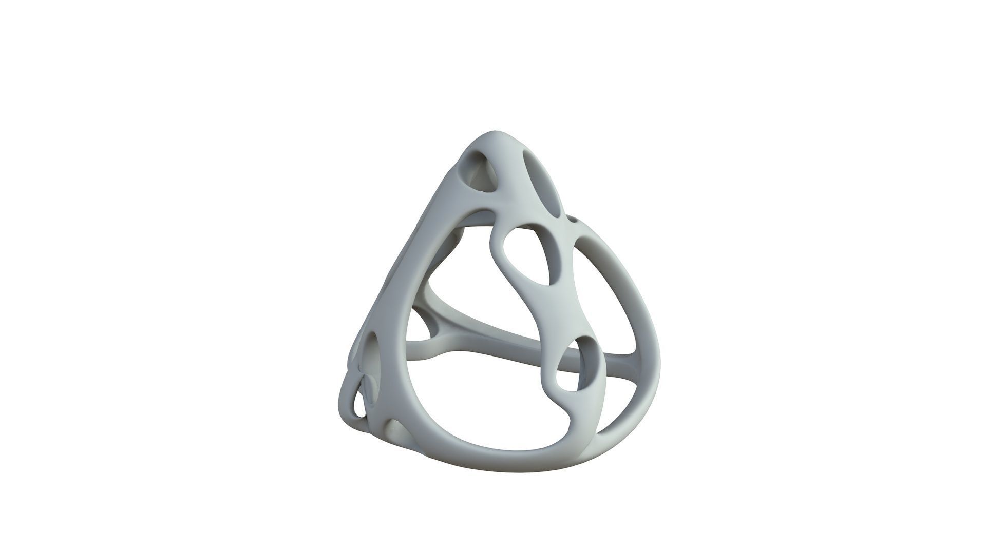 SciFi Cube Object No 64485 Low Poly Shape Low-poly 3D model_5