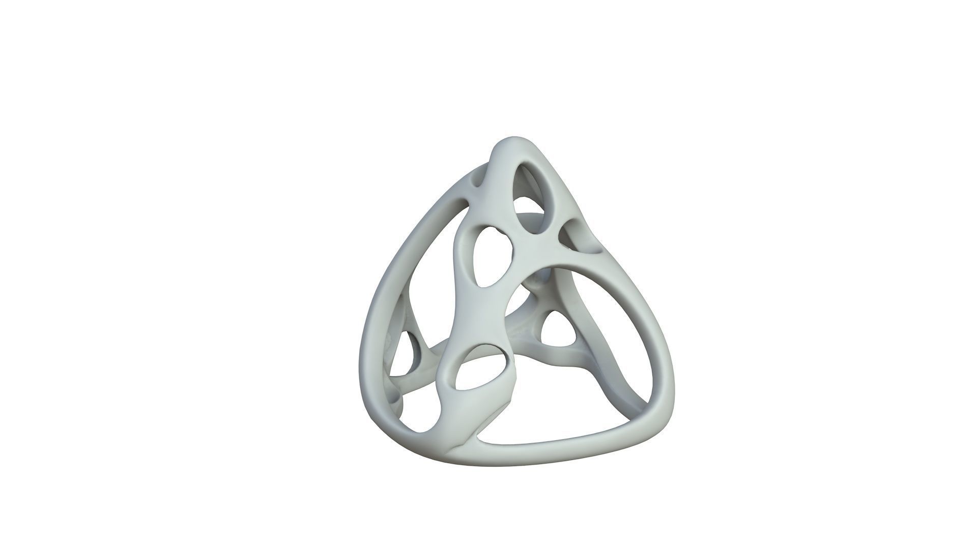 SciFi Cube Object No 64485 Low Poly Shape Low-poly 3D model_3