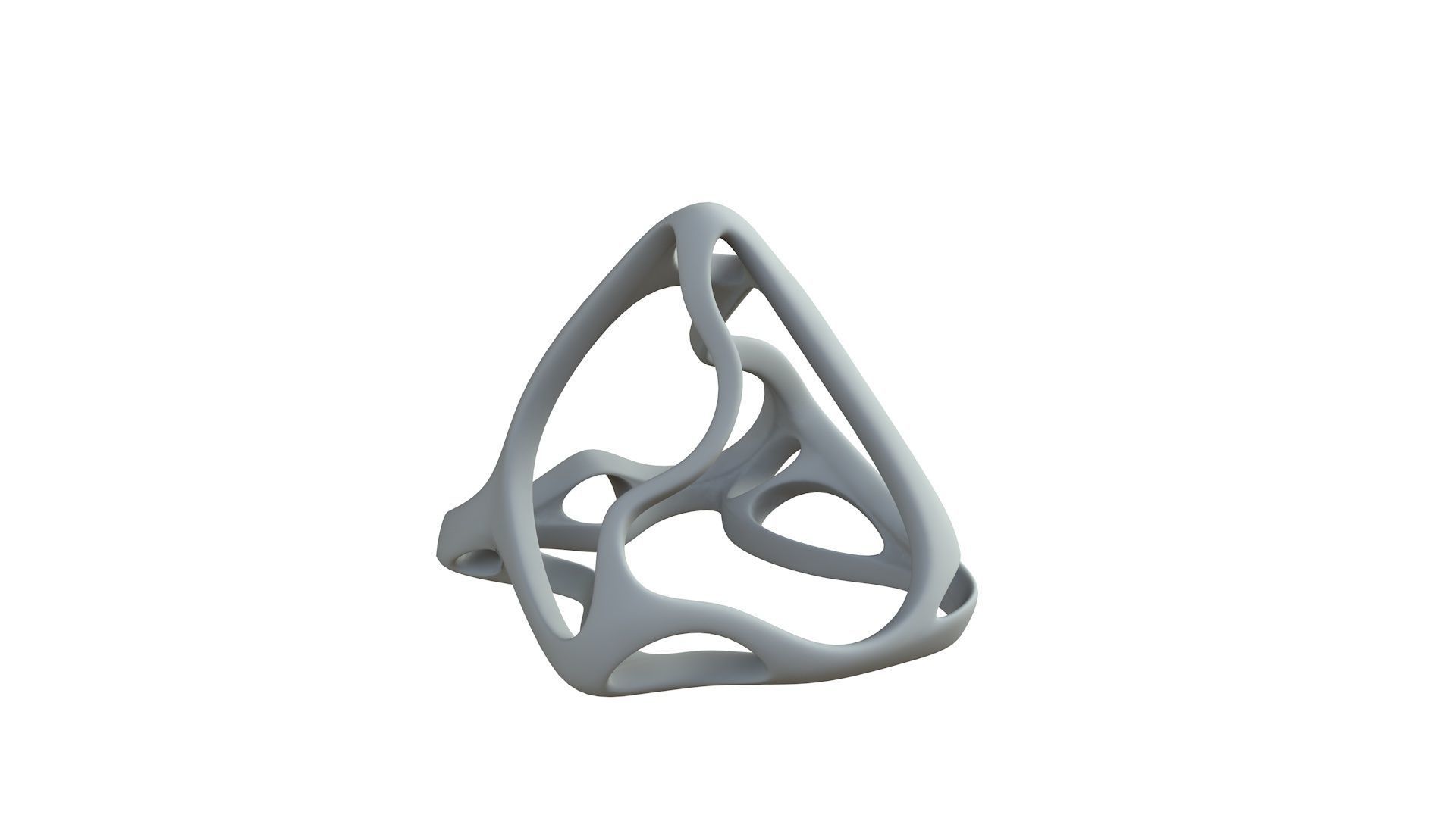 SciFi Cube Object No 64453 Low Poly Shape Low-poly 3D model_7