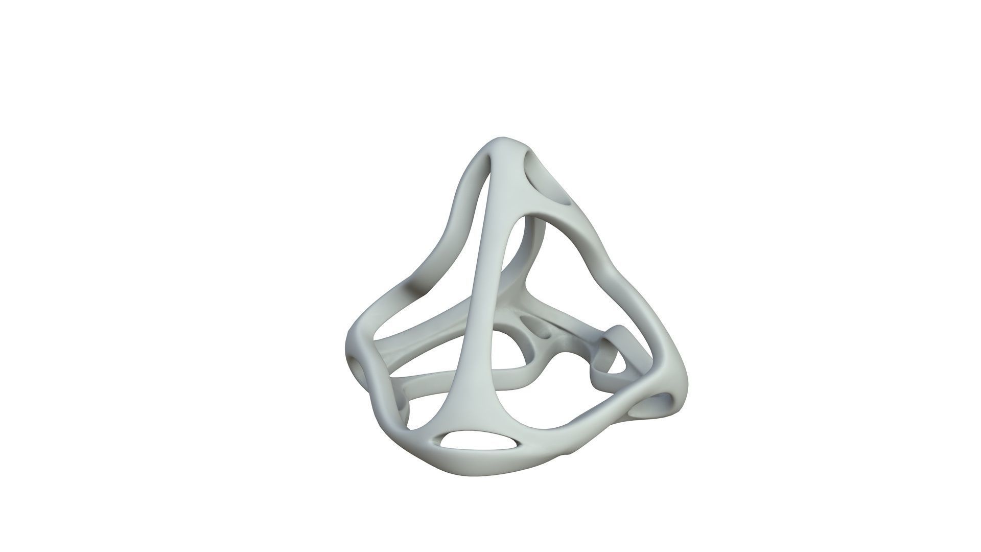 SciFi Cube Object No 64453 Low Poly Shape Low-poly 3D model_3