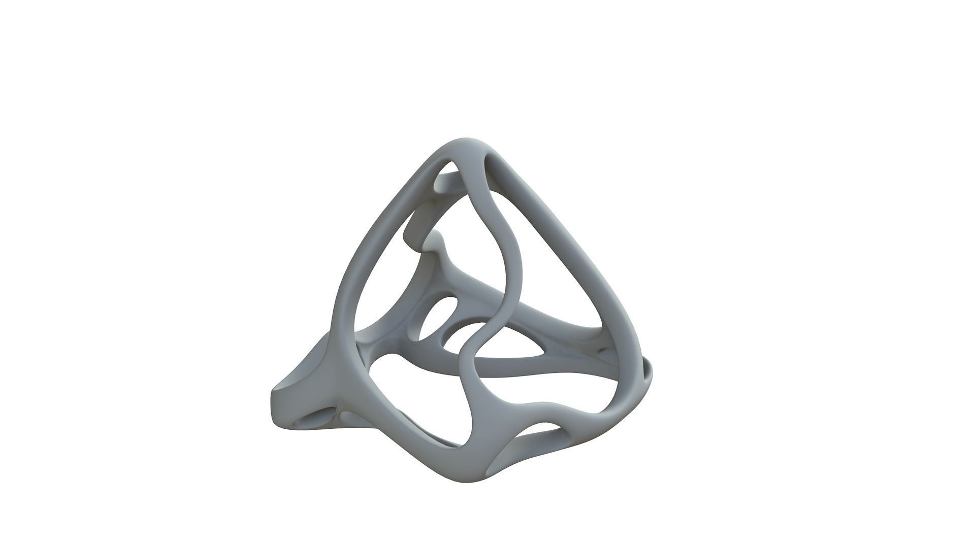 SciFi Cube Object No 64453 Low Poly Shape Low-poly 3D model_9