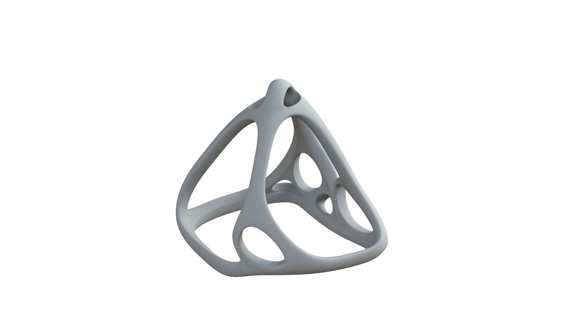 SciFi Cube Object No 64366 Low Poly Shape Low-poly 3D model_7