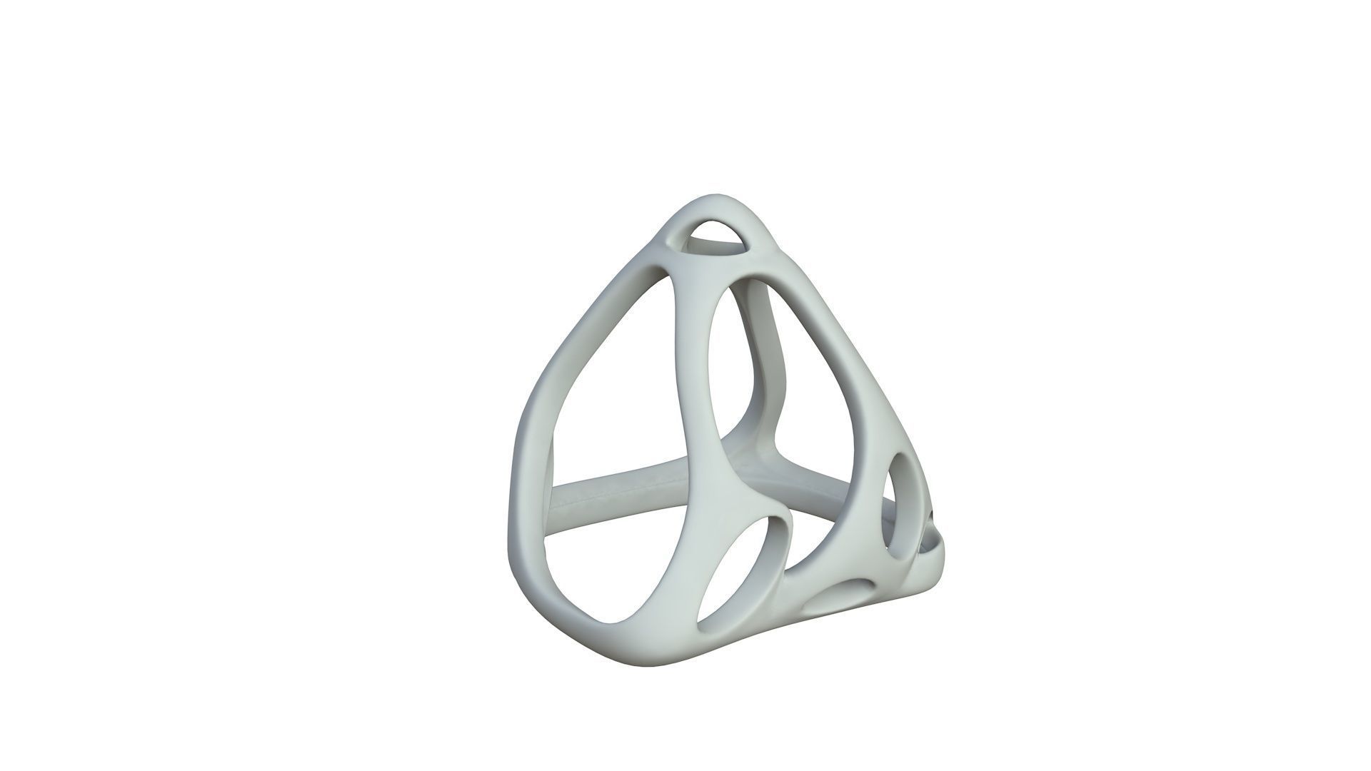 SciFi Cube Object No 64366 Low Poly Shape Low-poly 3D model_3