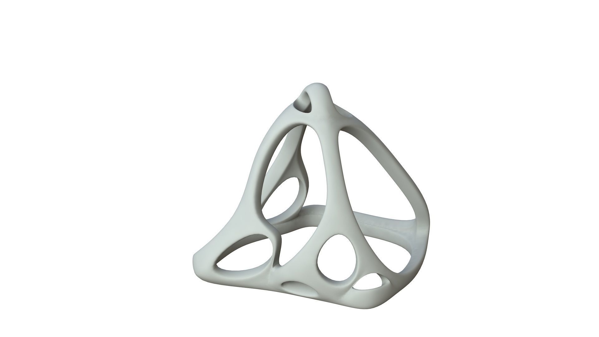 SciFi Cube Object No 64366 Low Poly Shape Low-poly 3D model_1