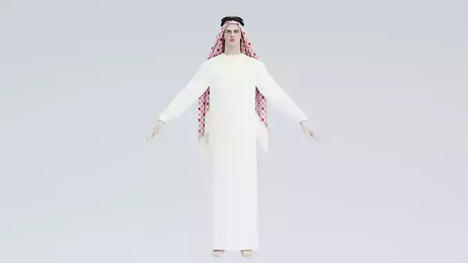 Arabian traditional costume for men