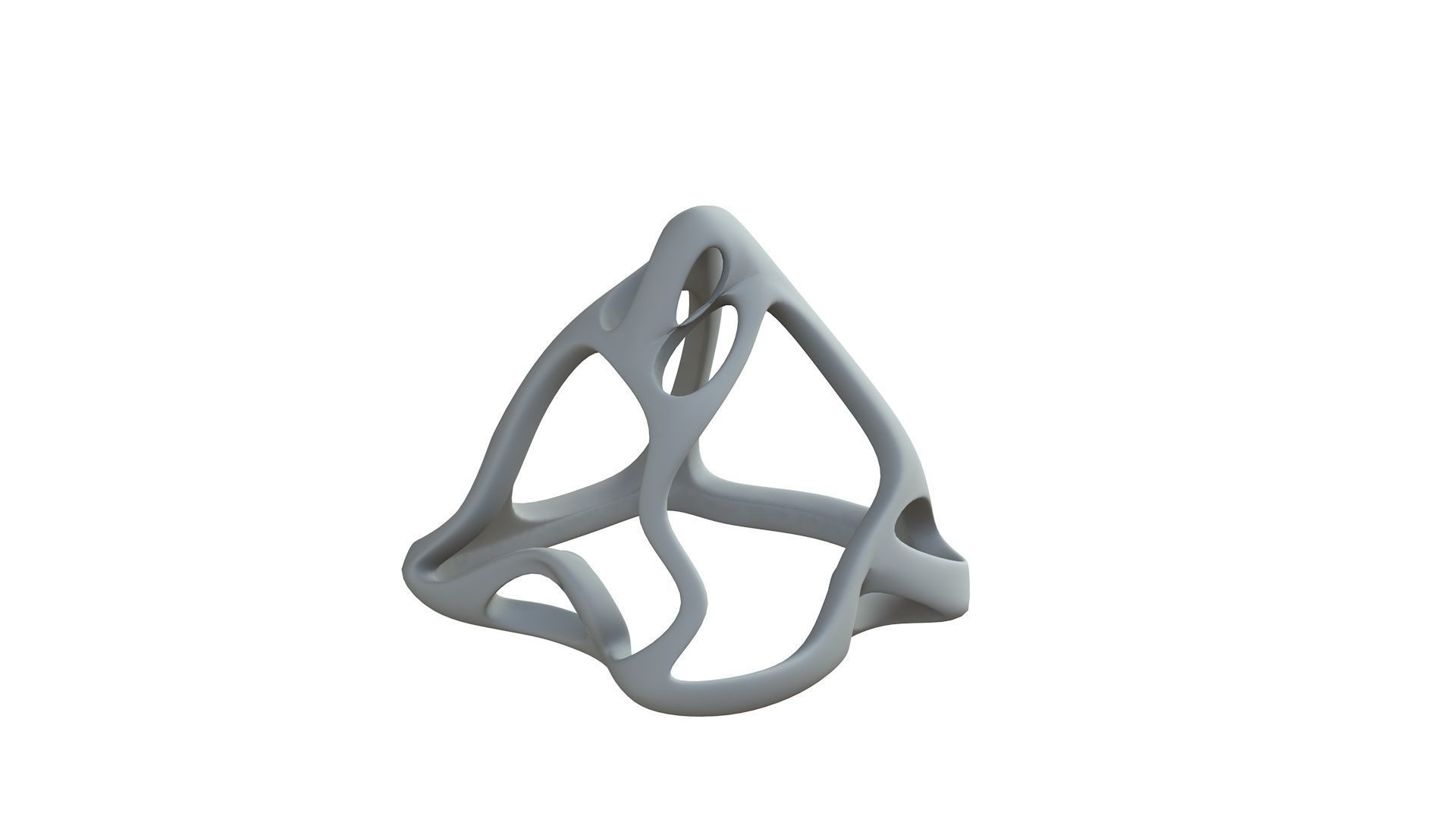 SciFi Cube Object No 64215 Low Poly Shape Low-poly 3D model_8