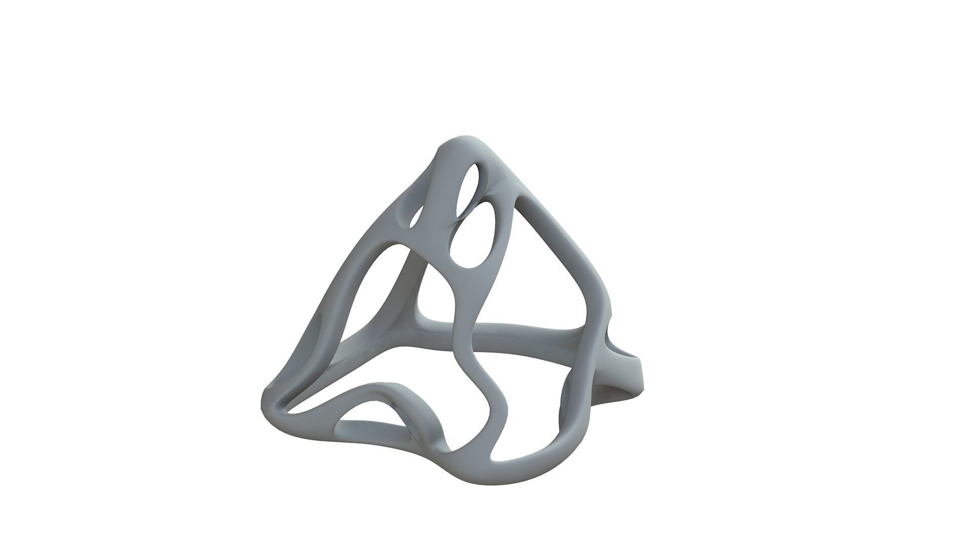 SciFi Cube Object No 64215 Low Poly Shape Low-poly 3D model_9