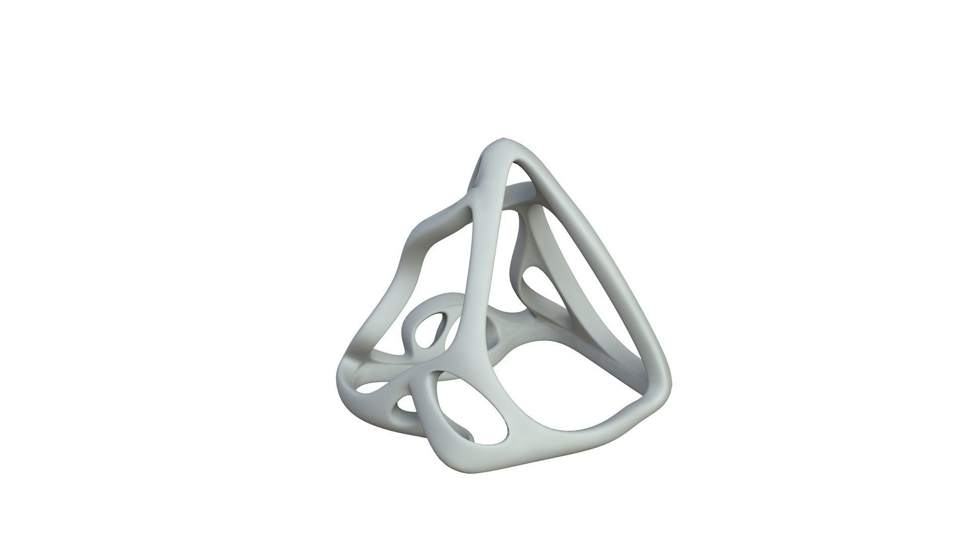 SciFi Cube Object No 64215 Low Poly Shape Low-poly 3D model_3