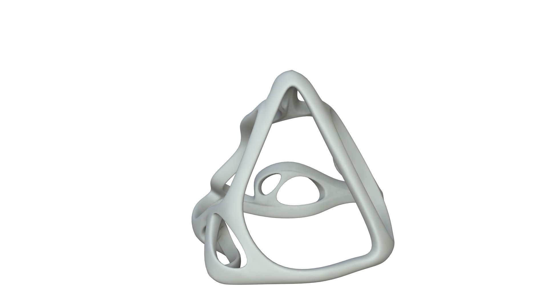 SciFi Cube Object No 64215 Low Poly Shape Low-poly 3D model_2