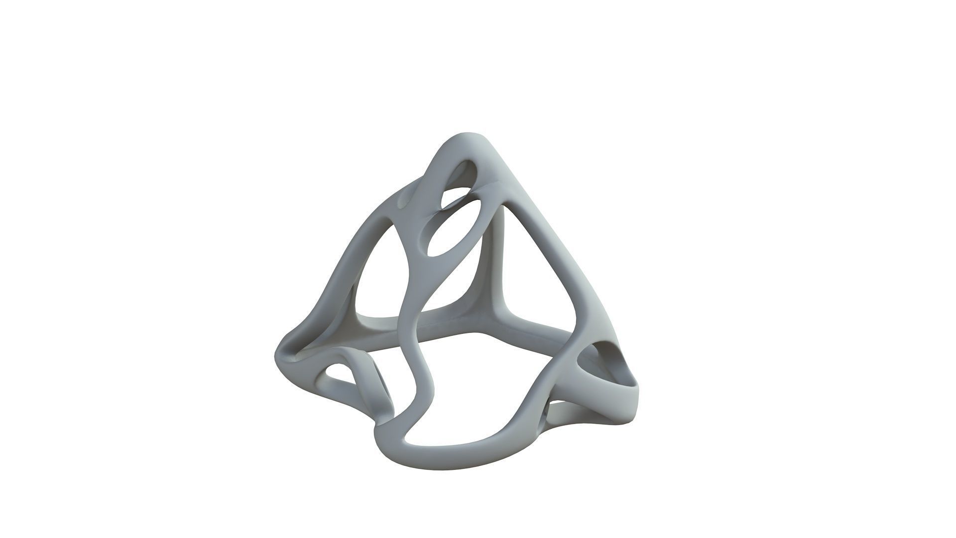 SciFi Cube Object No 64215 Low Poly Shape Low-poly 3D model_7