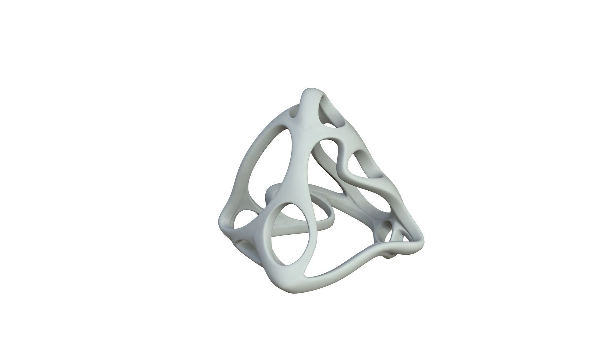 SciFi Cube Object No 63995 Low Poly Shape Low-poly 3D model_3