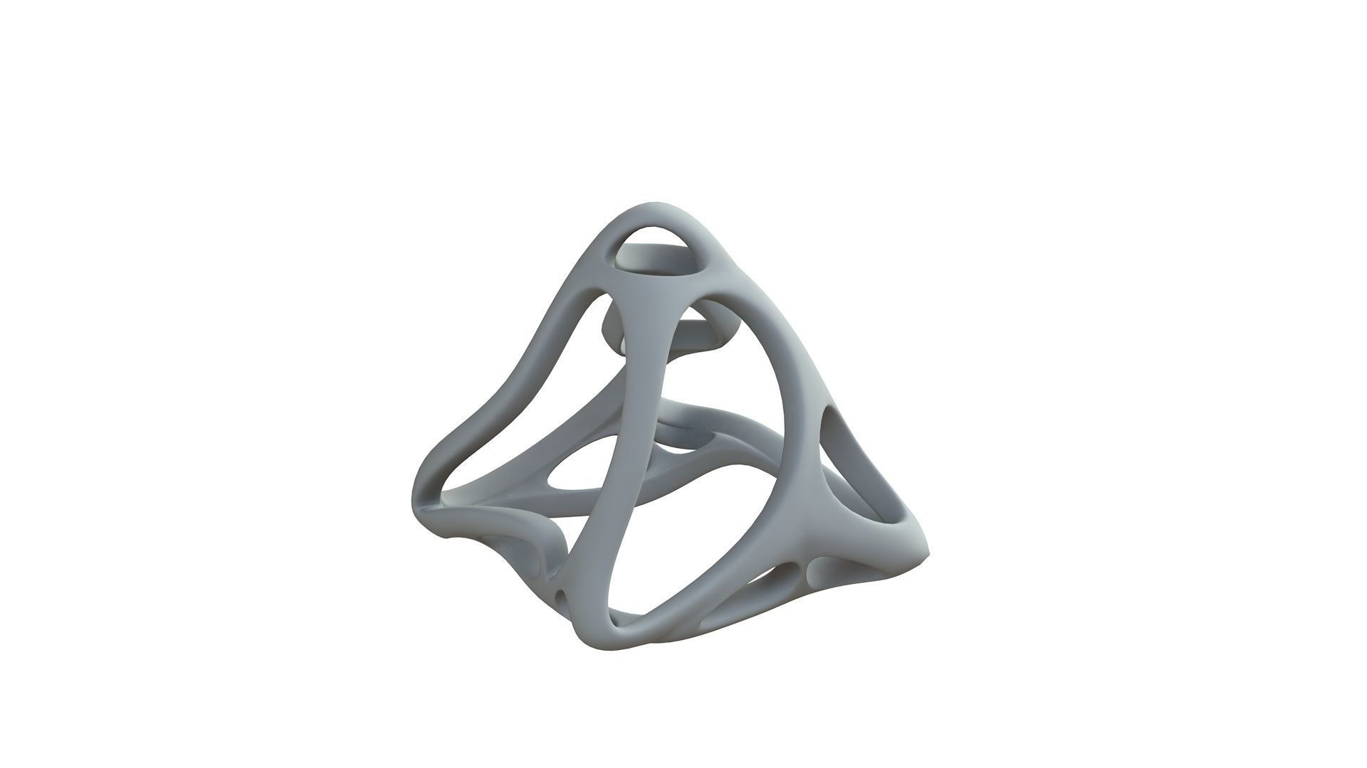 SciFi Cube Object No 63995 Low Poly Shape Low-poly 3D model_8