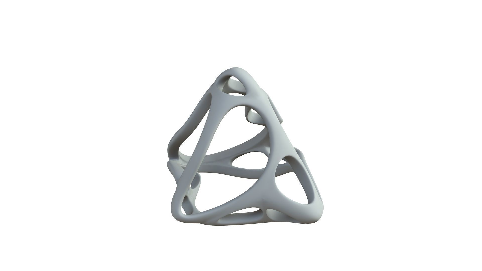 SciFi Cube Object No 63995 Low Poly Shape Low-poly 3D model_6