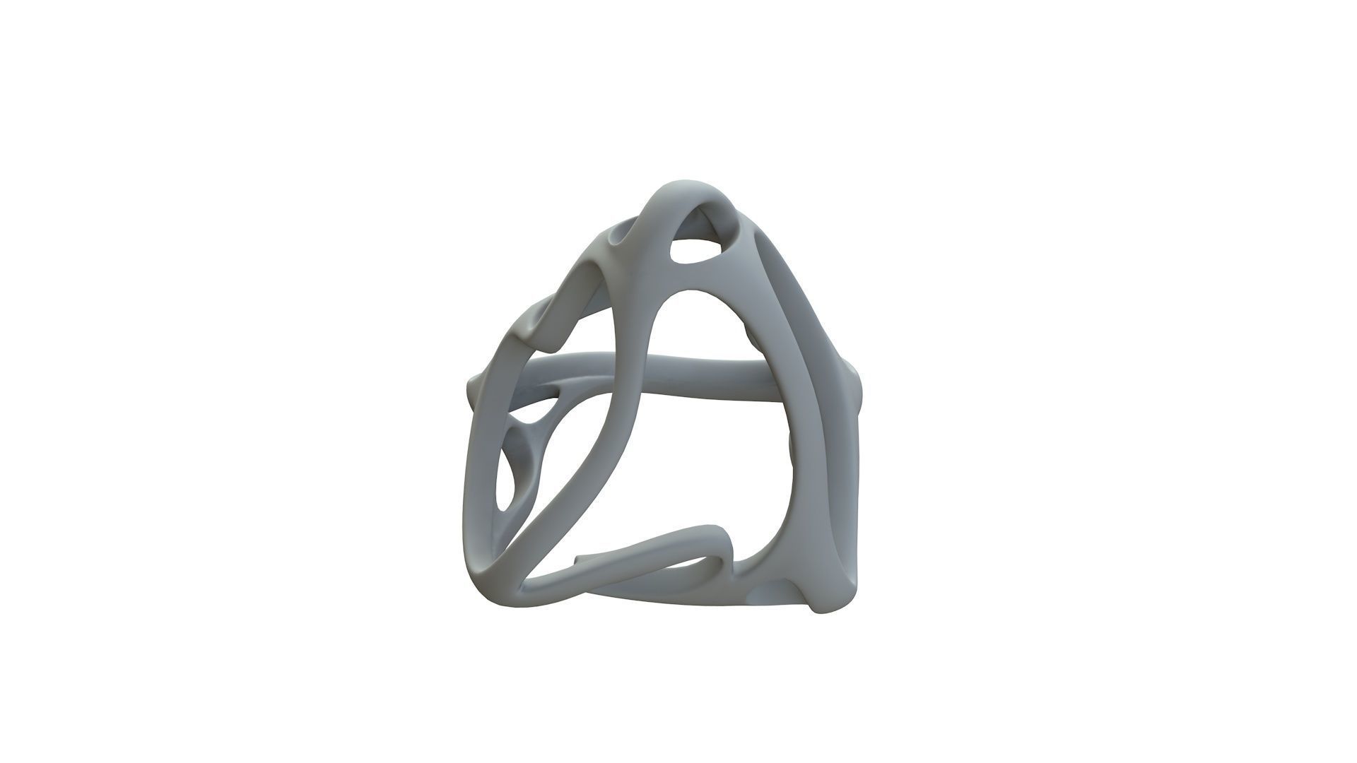 SciFi Cube Object No 63995 Low Poly Shape Low-poly 3D model_13