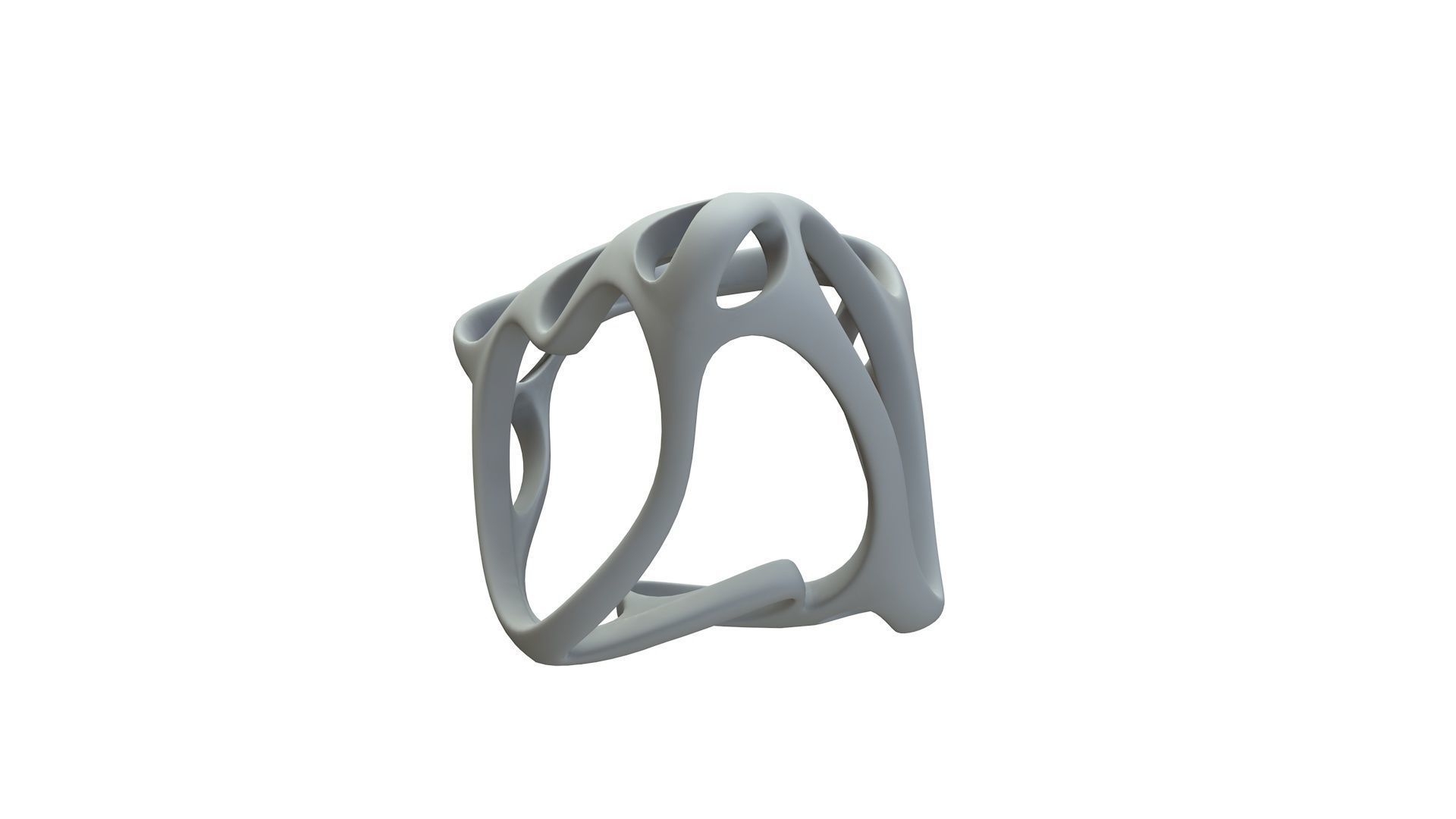 SciFi Cube Object No 63995 Low Poly Shape Low-poly 3D model_17