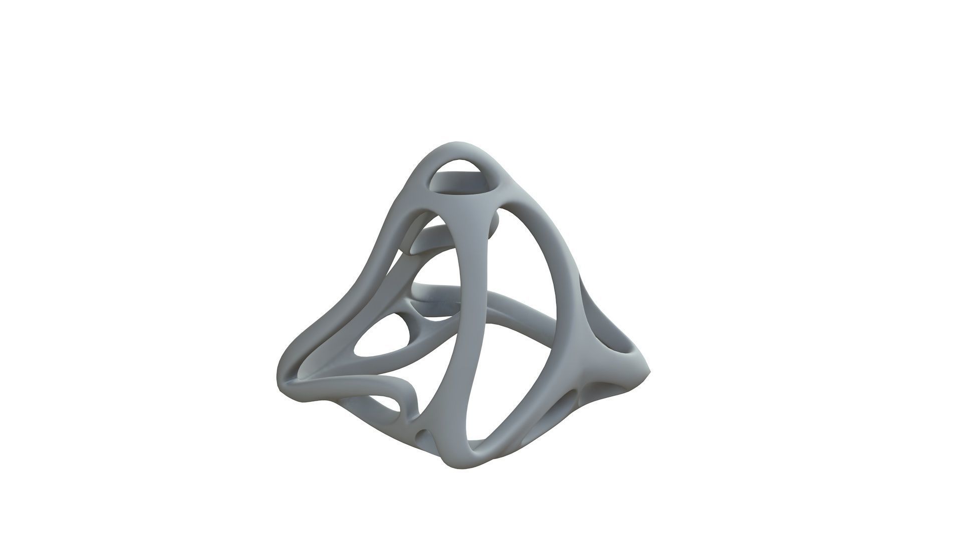 SciFi Cube Object No 63995 Low Poly Shape Low-poly 3D model_9