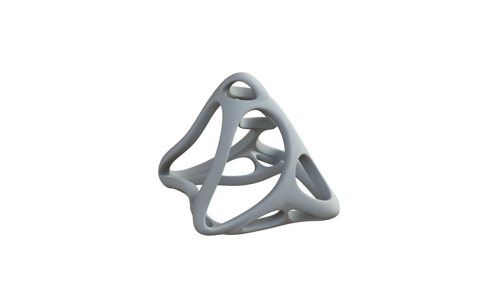 SciFi Cube Object No 63995 Low Poly Shape Low-poly 3D model_7