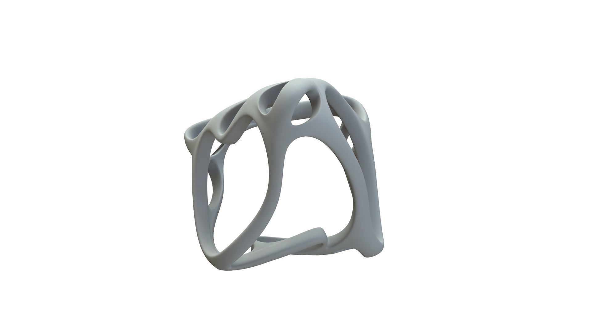 SciFi Cube Object No 63995 Low Poly Shape Low-poly 3D model_16