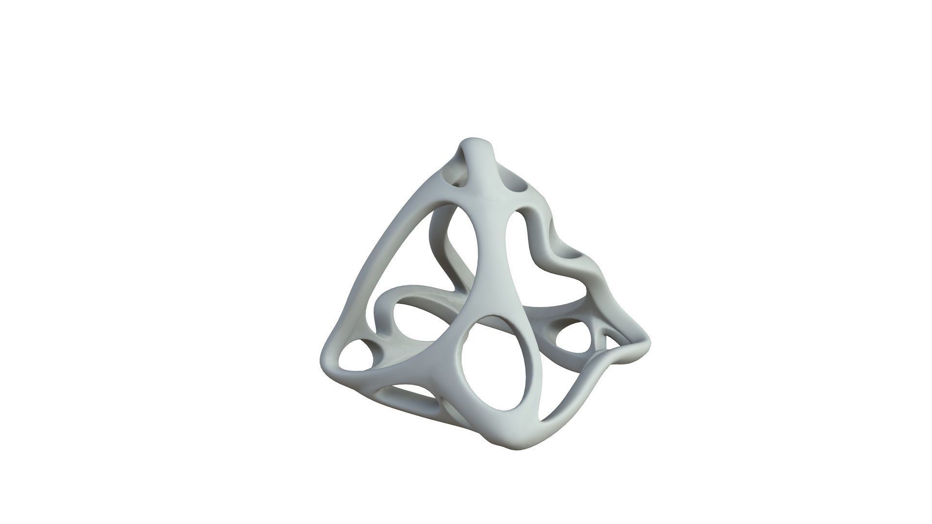 SciFi Cube Object No 63995 Low Poly Shape Low-poly 3D model_4