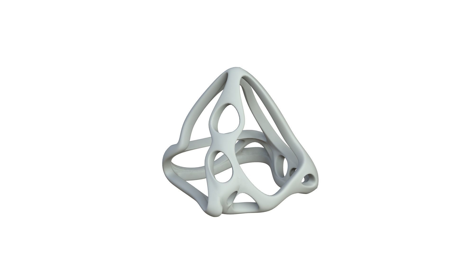 SciFi Cube Object No 63856 Low Poly Shape Low-poly 3D model_3