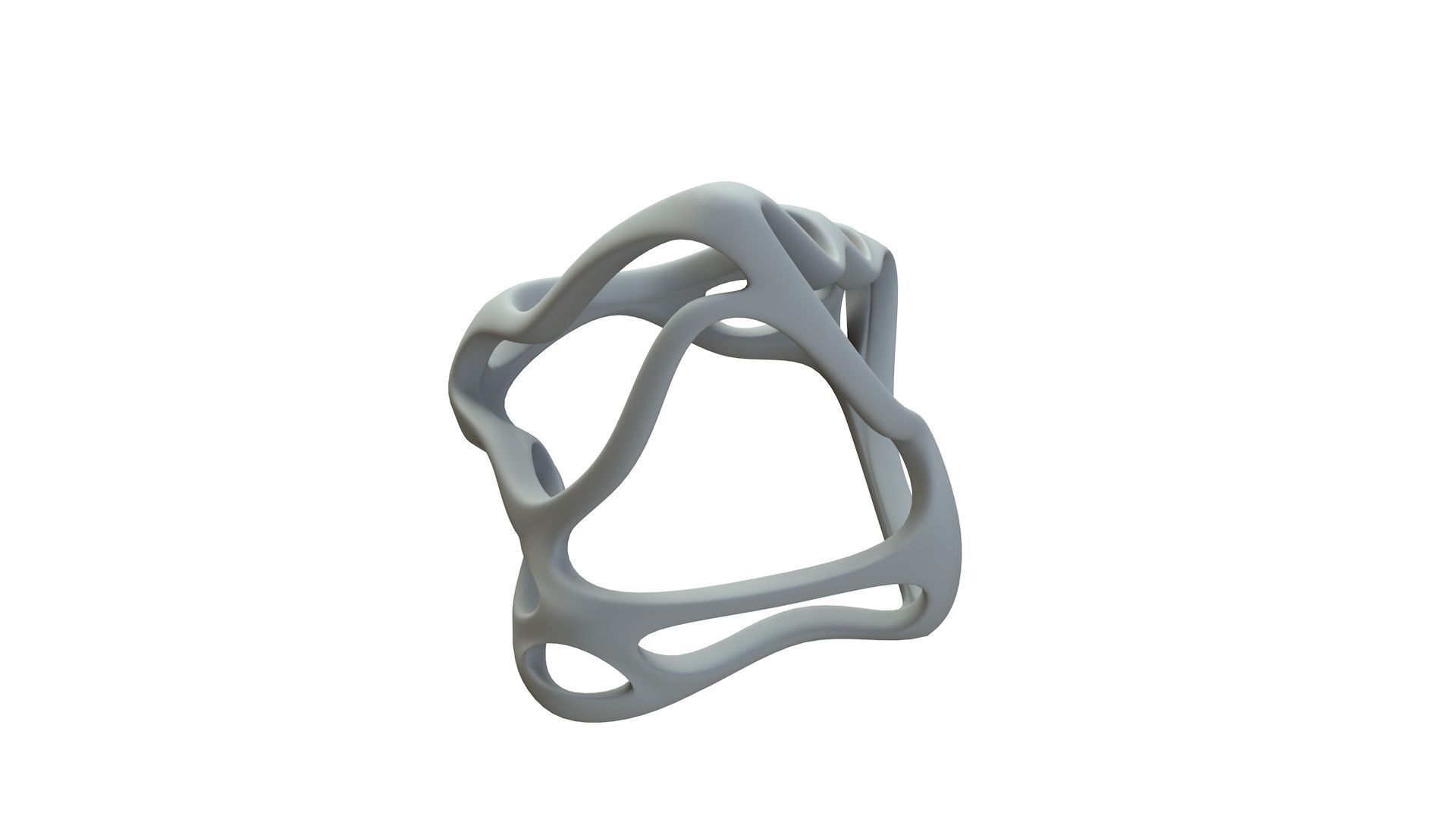 SciFi Cube Object No 63856 Low Poly Shape Low-poly 3D model_17