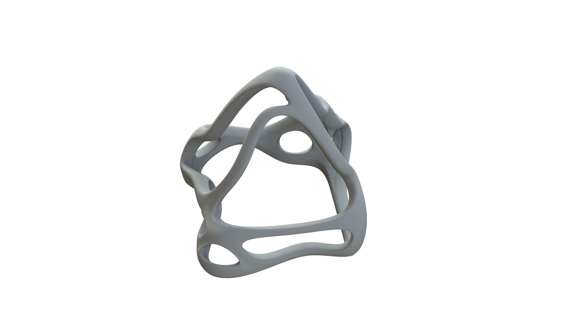 SciFi Cube Object No 63856 Low Poly Shape Low-poly 3D model_14