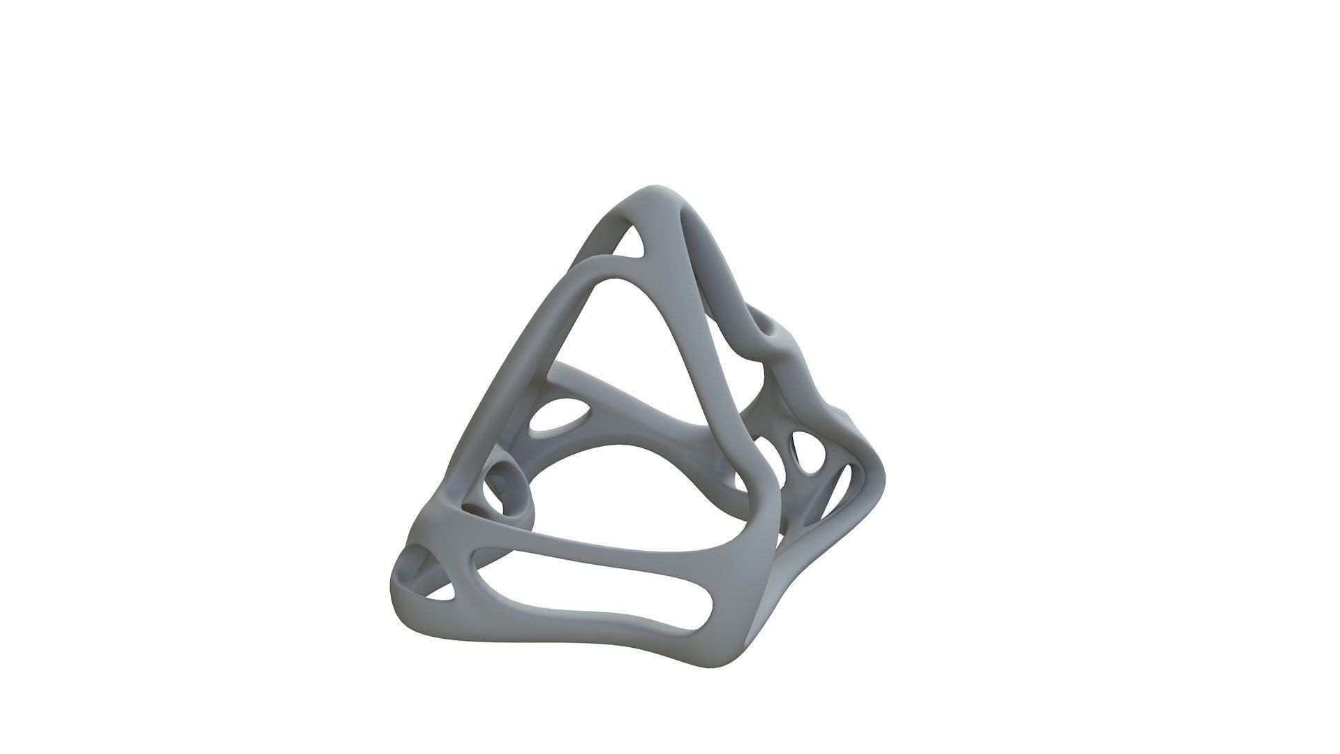 SciFi Cube Object No 63856 Low Poly Shape Low-poly 3D model_10