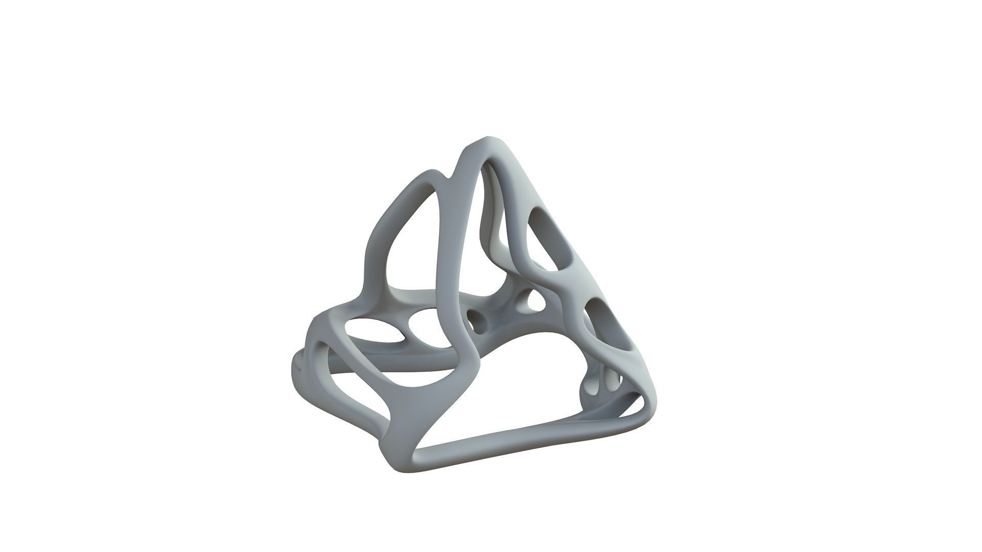 SciFi Cube Object No 63856 Low Poly Shape Low-poly 3D model_7