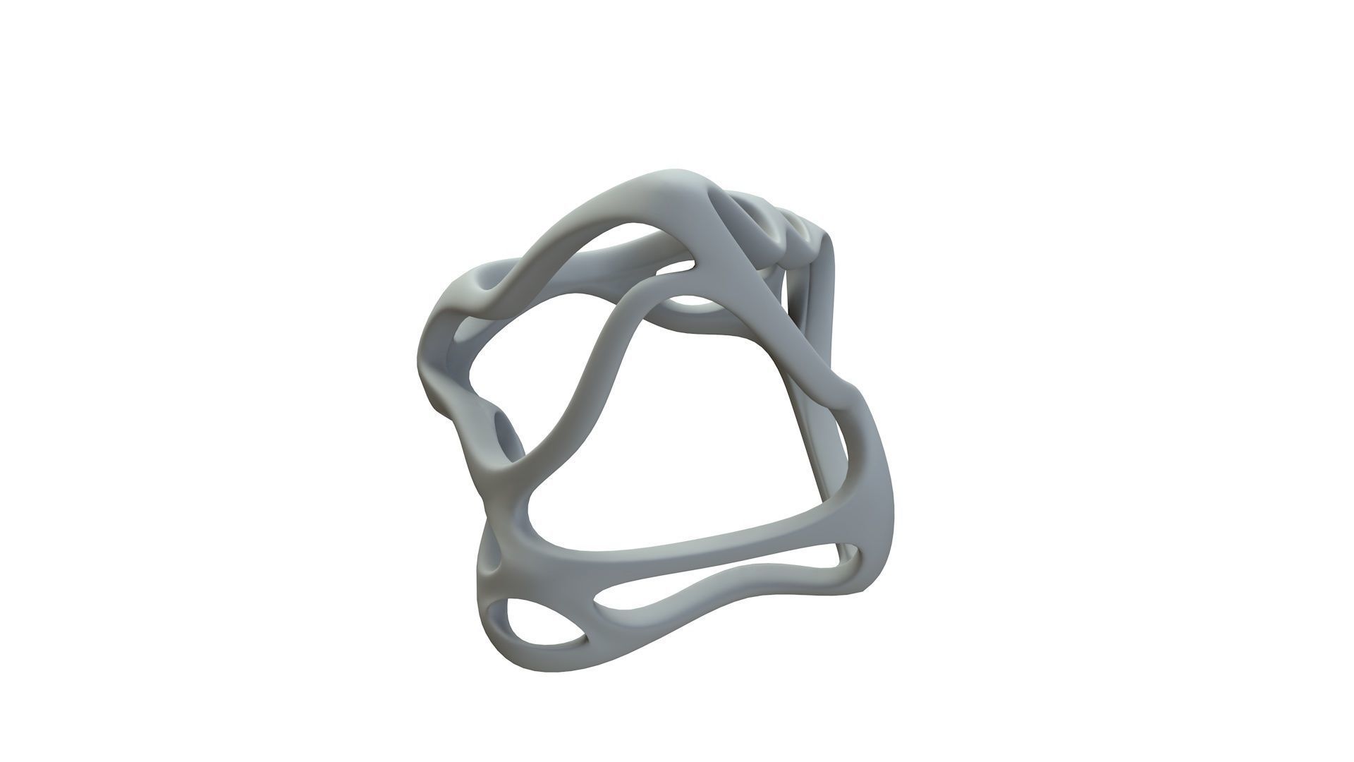 SciFi Cube Object No 63856 Low Poly Shape Low-poly 3D model_16