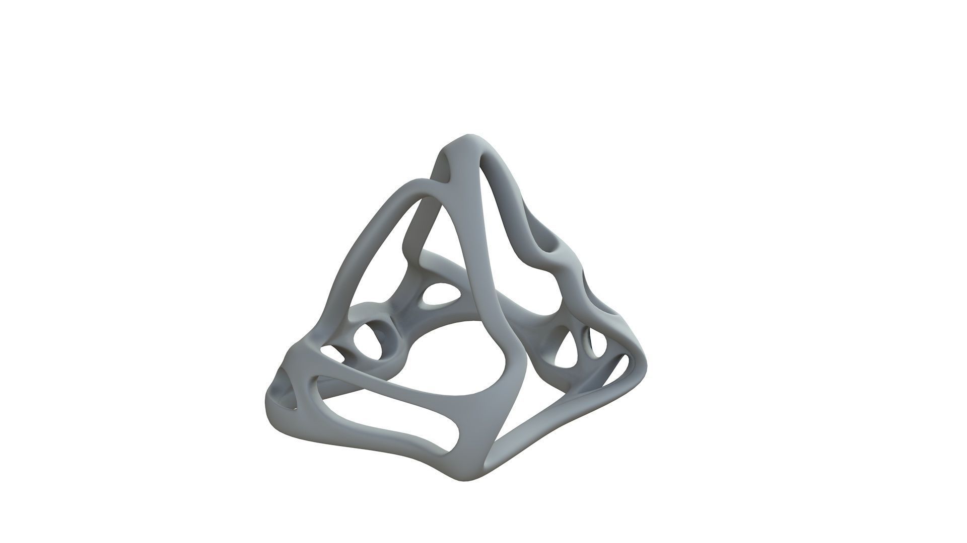 SciFi Cube Object No 63856 Low Poly Shape Low-poly 3D model_9