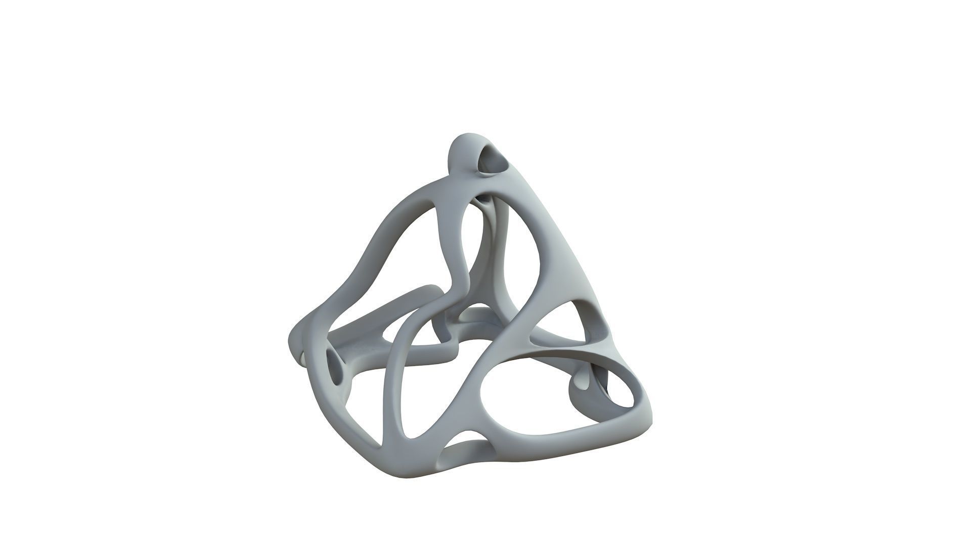 SciFi Cube Object No 63823 Low Poly Shape Low-poly 3D model_7