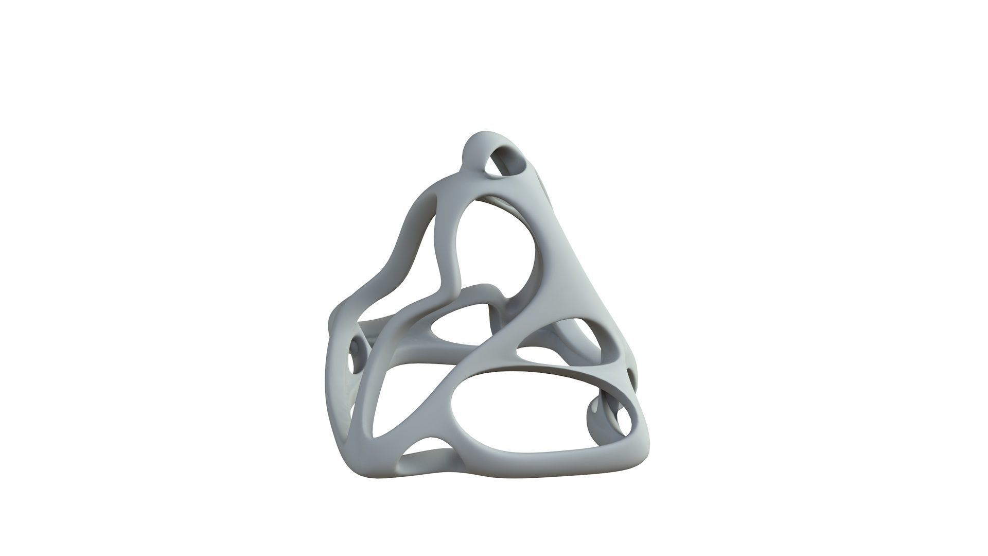 SciFi Cube Object No 63823 Low Poly Shape Low-poly 3D model_6