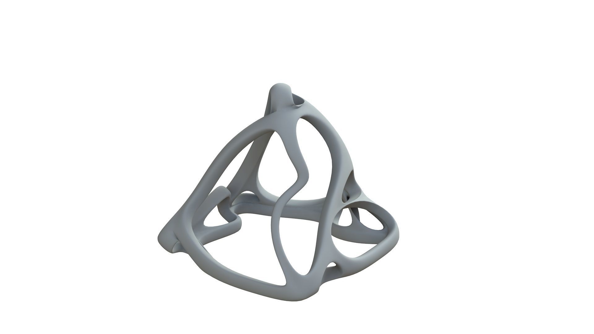 SciFi Cube Object No 63823 Low Poly Shape Low-poly 3D model_9