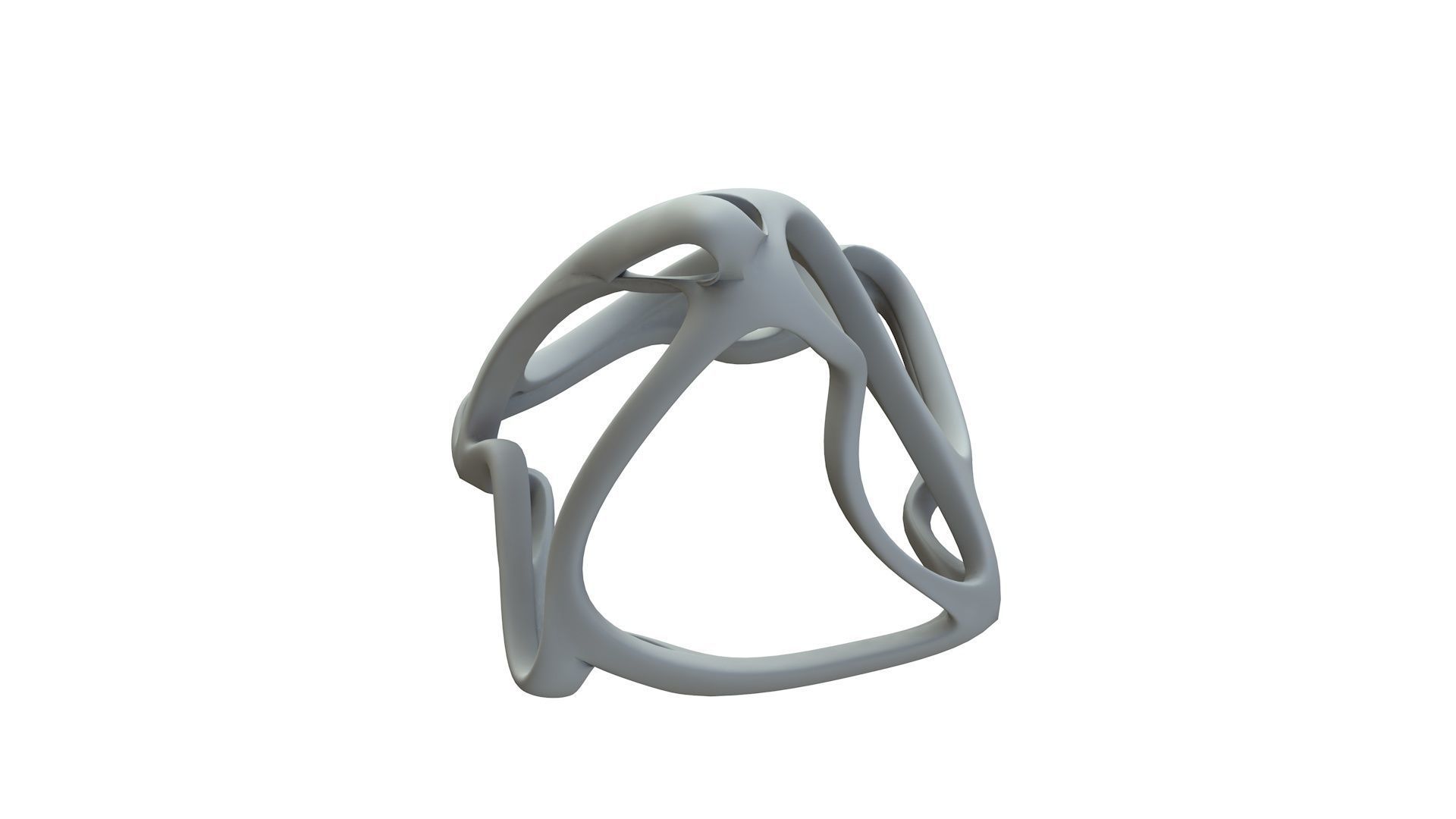 SciFi Cube Object No 63823 Low Poly Shape Low-poly 3D model_16