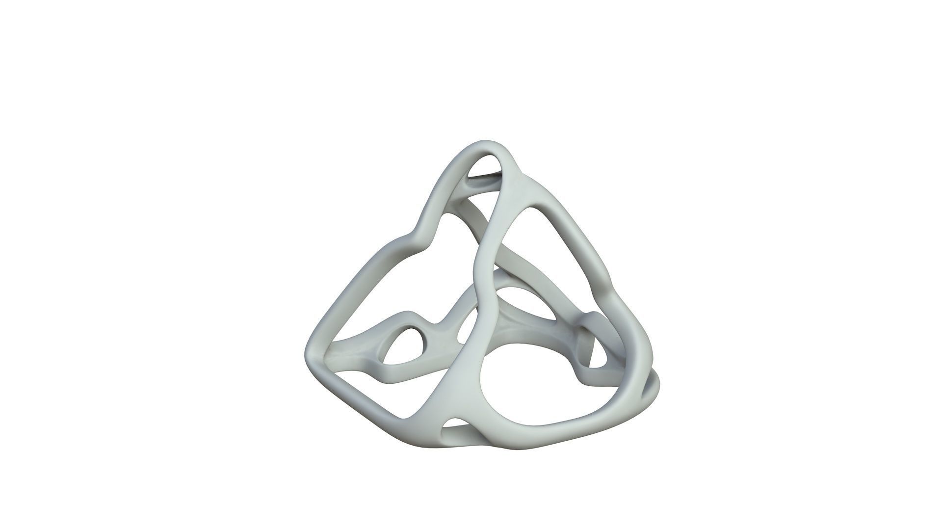 SciFi Cube Object No 63812 Low Poly Shape Low-poly 3D model_3