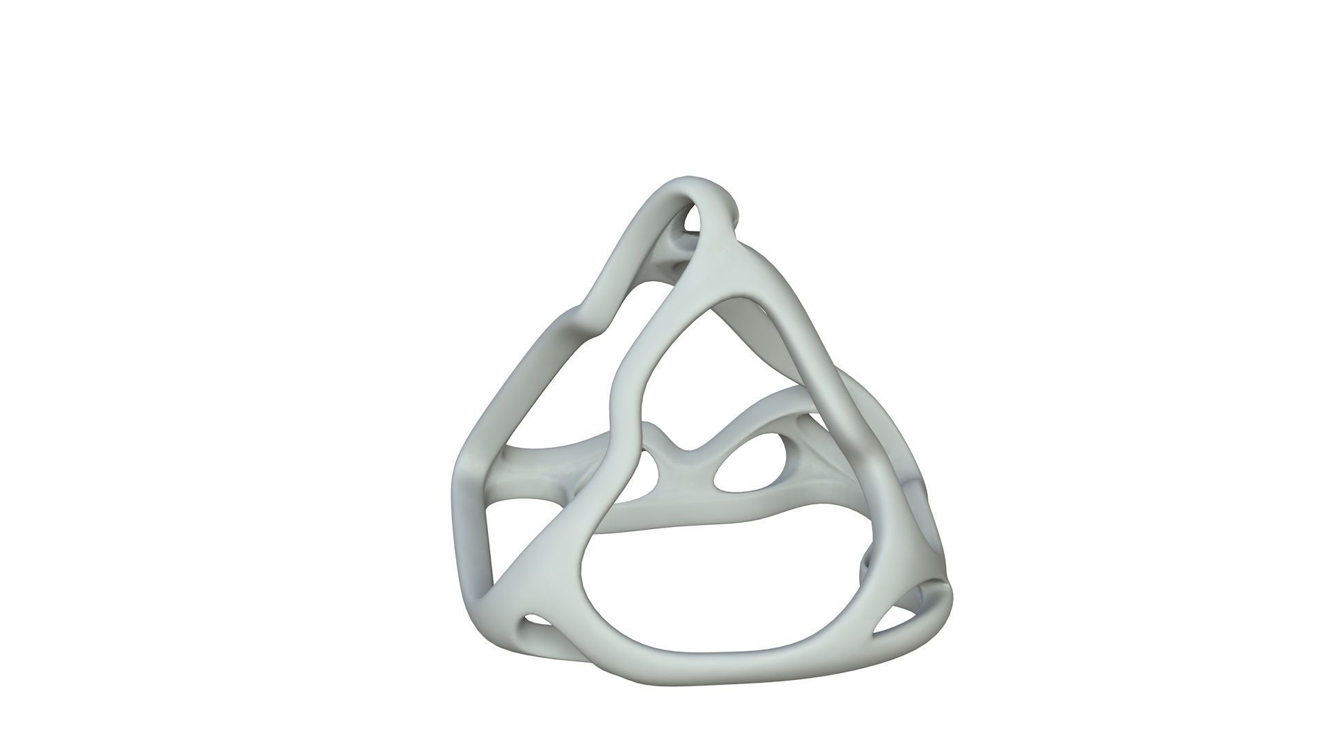 SciFi Cube Object No 63812 Low Poly Shape Low-poly 3D model_2