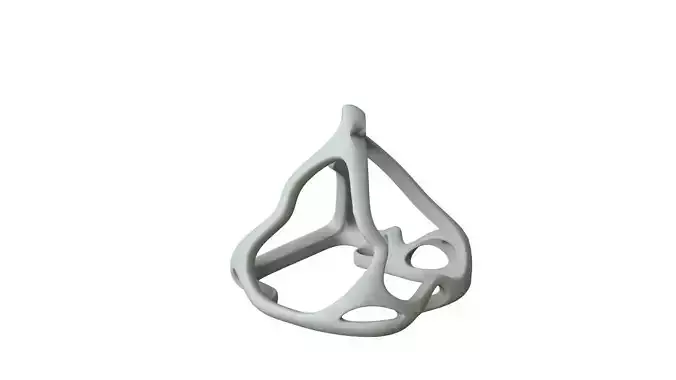 SciFi Cube Object No 63812 Low Poly Shape Low-poly 3D model
