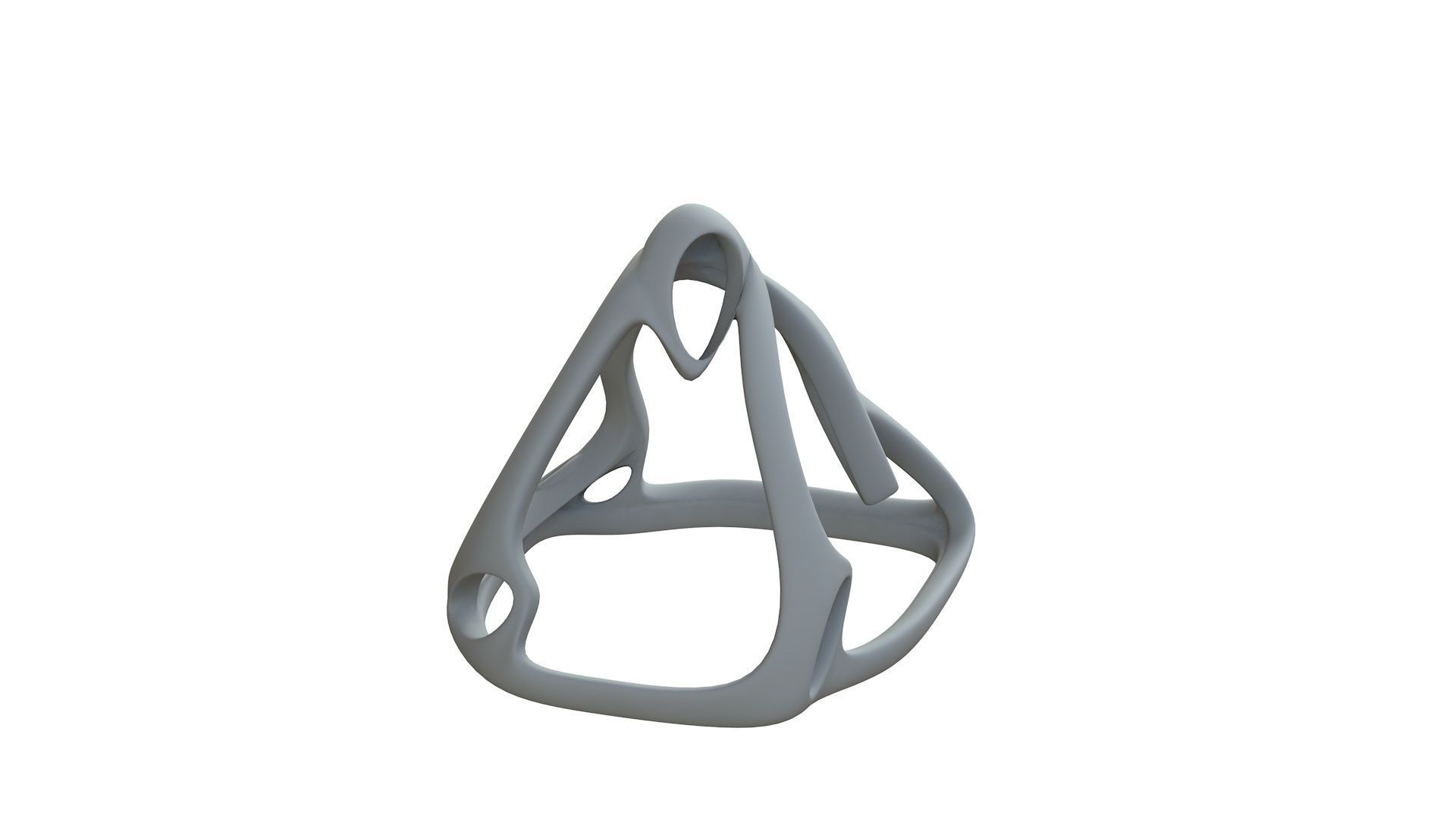 SciFi Cube Object No 63799 Low Poly Shape Low-poly 3D model_10