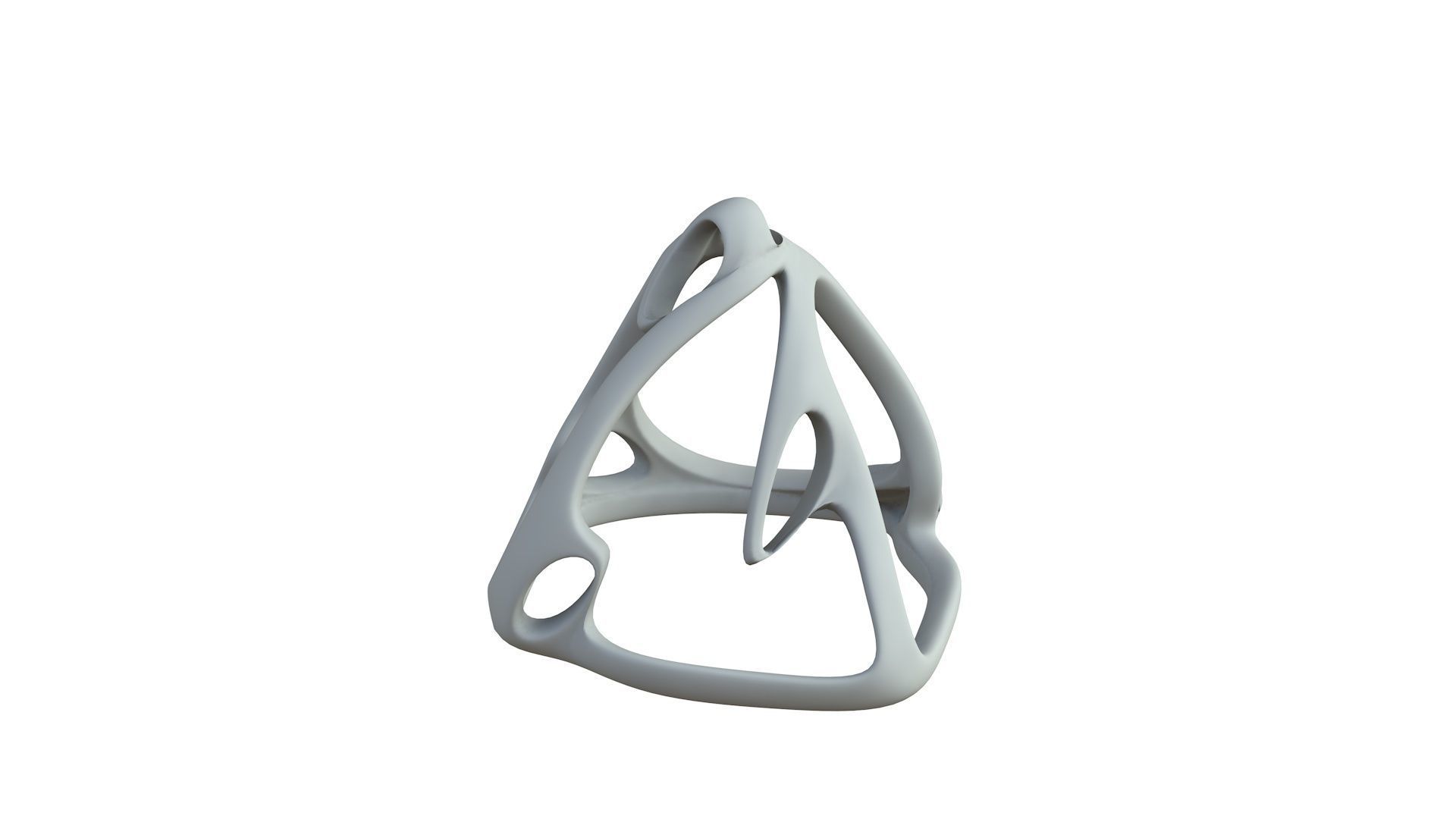 SciFi Cube Object No 63799 Low Poly Shape Low-poly 3D model_5