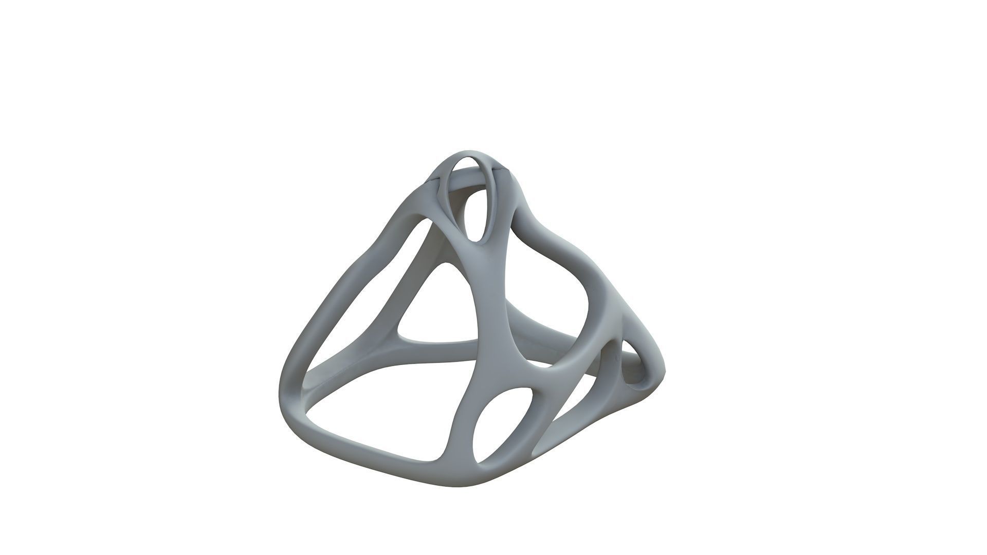 SciFi Cube Object No 63762 Low Poly Shape Low-poly 3D model_9