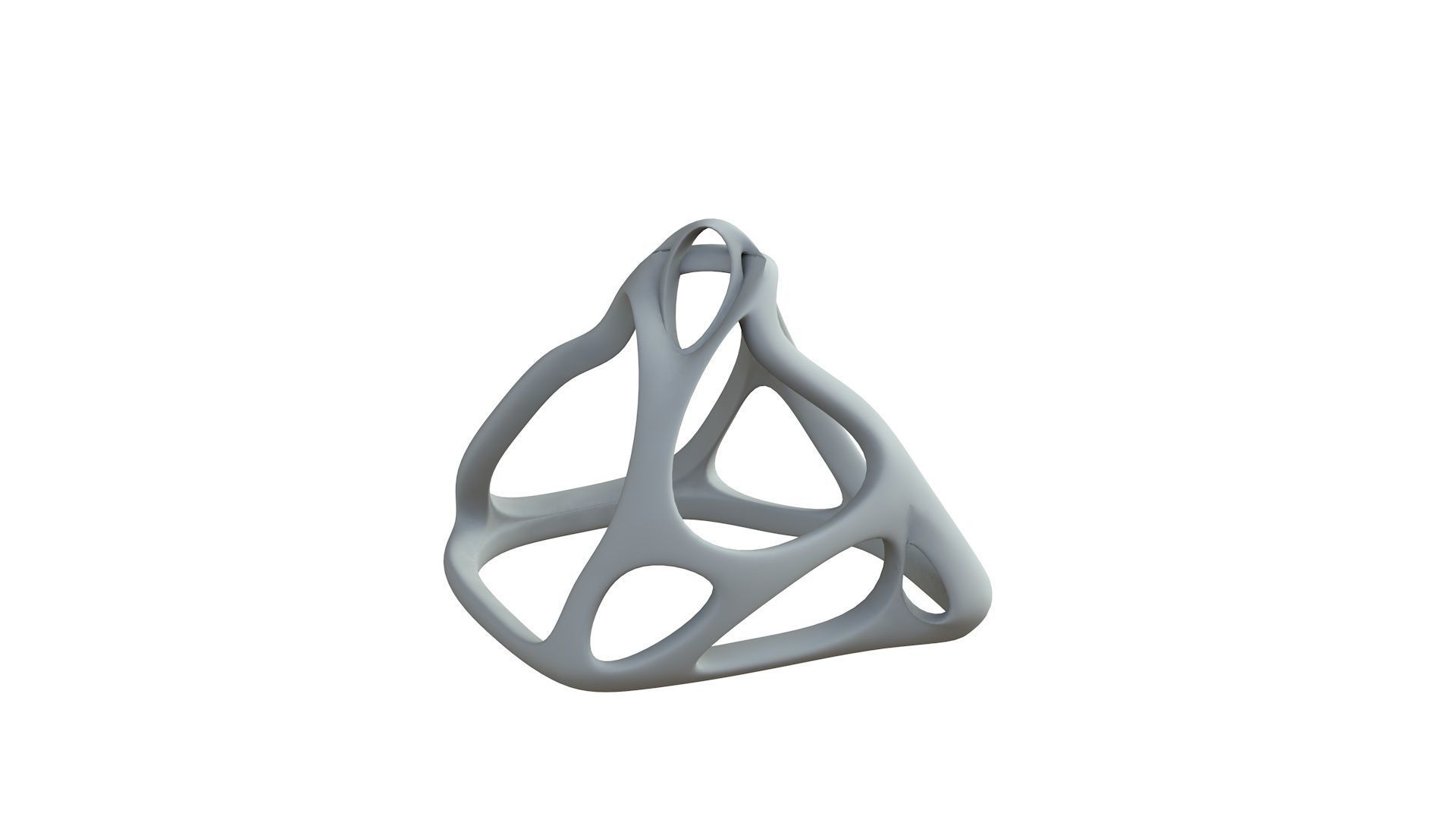 SciFi Cube Object No 63762 Low Poly Shape Low-poly 3D model_7