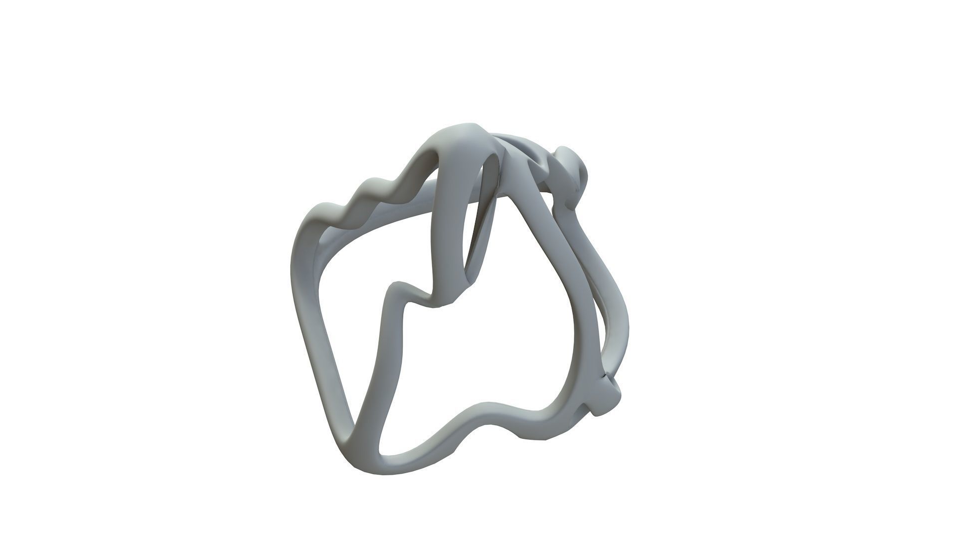 SciFi Cube Object No 63683 Low Poly Shape Low-poly 3D model_16