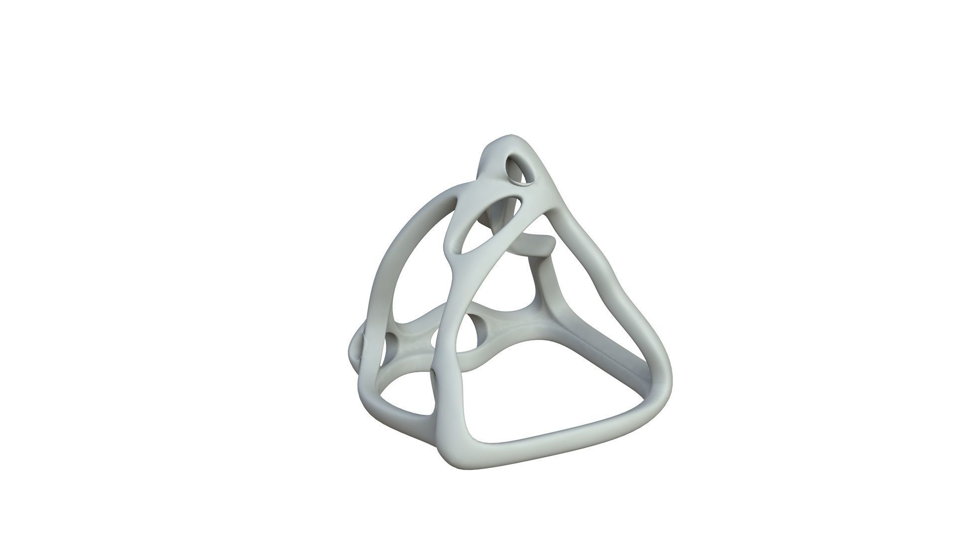 SciFi Cube Object No 63683 Low Poly Shape Low-poly 3D model_3